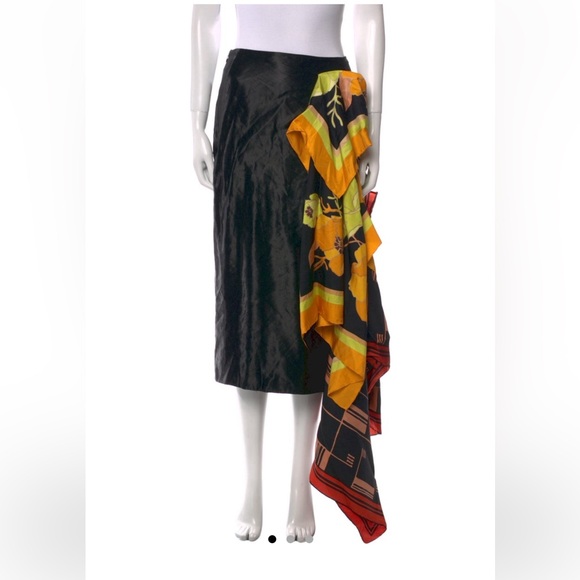 Dries Van Noten scarf skirt